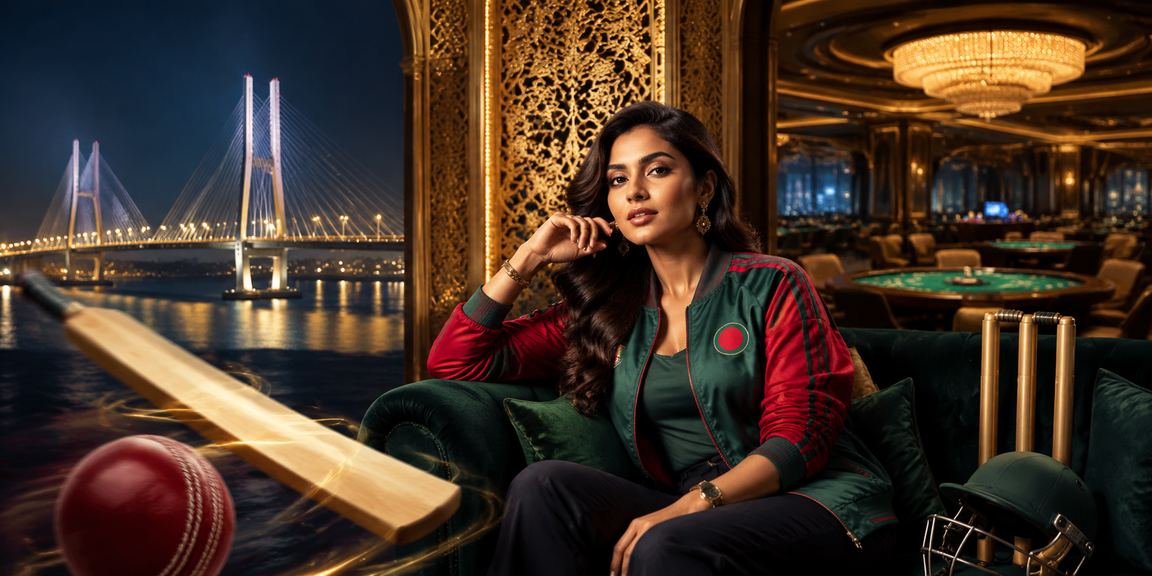 A Bangladeshi model in Barishal enjoying cricket betting on bajeer via mobile