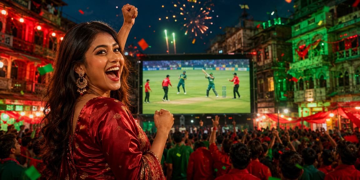 নারায়ণগঞ্জে লাল-সবুজ পোশাকে ক্রিকেট বেটিং করছেন একজন ব্যবহারকারী